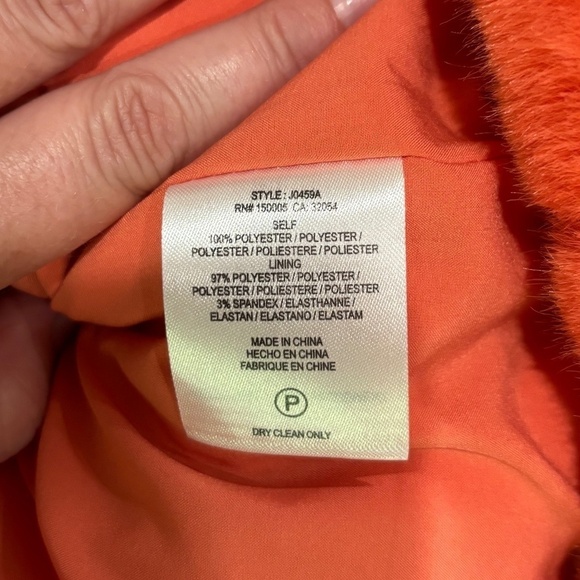 Anthropologie dRA Los Angeles Mango Faux Fur Jacket, Size Medium - Picture 8 of 12
